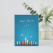 New York City USA Briefkaart (Staand voorkant)