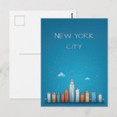 New York City USA Briefkaart (Voorkant / Achterkant)