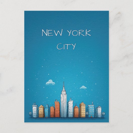 New York City USA Briefkaart (Voorkant)