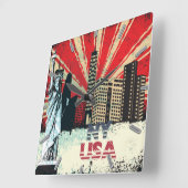 new york city usa  grunge klok (Hoek)