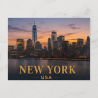 New York City USA Iconische Silhouette Reisbestemm