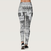 New York City USA Leggins Leggings (Achterkant)