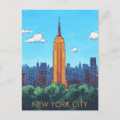 New York City USA Travel Briefkaart (Voorkant)