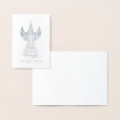 New York City Valentijn NYC Skyscraper Cupid Wings Folie Kaarten (Display)