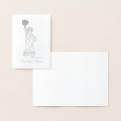 New York City Valentijnsdag Vrijheidsbeeld Folie Kaarten (Display)