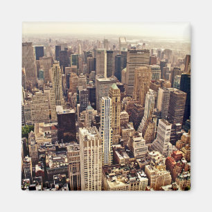 New York City van boven Magneet