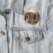 New York City van boven Ronde Button 5,7 Cm (In situ)