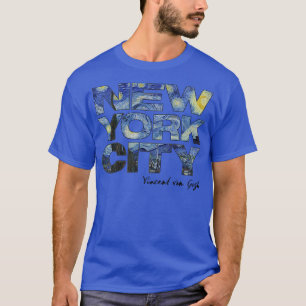New York City Van Gogh Sterrennacht Art Vincent Va T-shirt