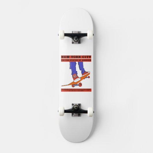 New York City, Verenigde Staten Cool Skateboard (Voorkant)