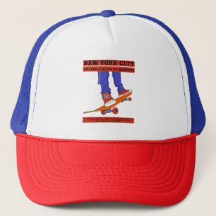 New York City, Verenigde Staten Cool Skateboard Trucker Pet