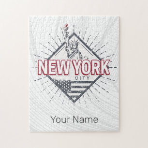 New York City Verenigde Staten Vintage USA Souveni Legpuzzel