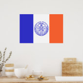 New York City, Verenigde Staten vlag Poster (Keuken)