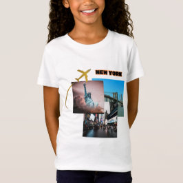 New York City Vibes – Urban Travel Collage T-shirt