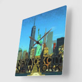New York City Vierkante Klok (Hoek)