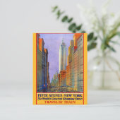 New York City vintage briefkaart (Staand voorkant)