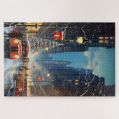 New York City Vintage Kerstfoto Legpuzzel (Horizontaal)
