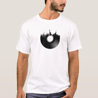 New York City Vinyl Record T-shirt