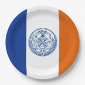 New York City vlag Papieren Bordje (Voorkant)