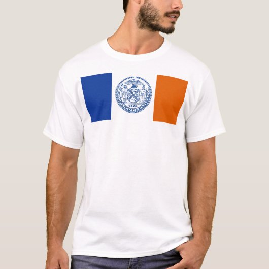 New York City vlag T-shirt (Voorkant)