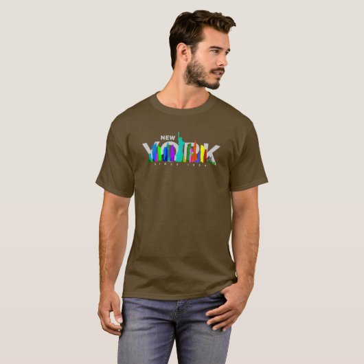 New York City | Volwassenen T-shirt (Voorkant volledig)