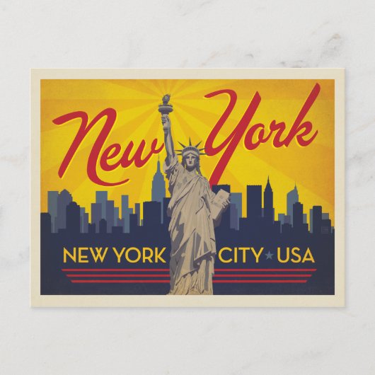 New York City | Vrijheidsbeeld Briefkaart (Voorkant)