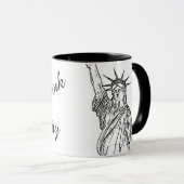 New York City ~ Vrijheidsbeeld Mok (Voorkant rechts)