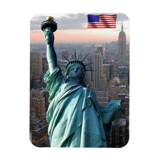 New York City - Vrijheidsbeeld - Verenigde Staten Magneet (Verticaal)