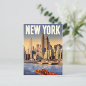  New York City, VS - Briefkaart (Staand voorkant)