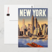  New York City, VS - Briefkaart (Voorkant / Achterkant)