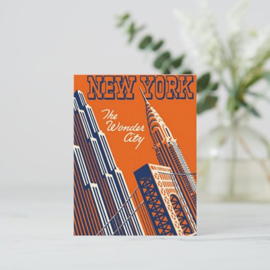  New York City, VS - Briefkaart (Staand voorkant)