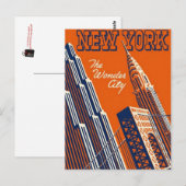  New York City, VS - Briefkaart (Voorkant / Achterkant)