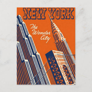  New York City, VS - Briefkaart