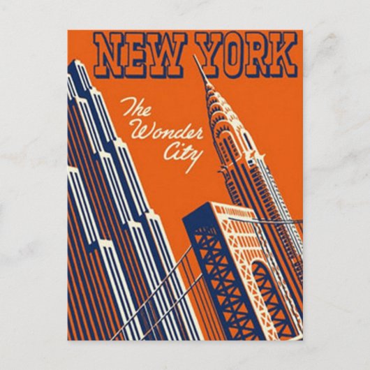  New York City, VS - Briefkaart (Voorkant)