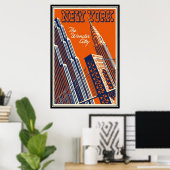 New York City, VS - Poster (Thuiskantoor)