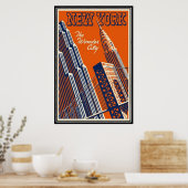 New York City, VS - Poster (Keuken)