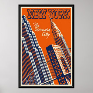 New York City, VS - Poster