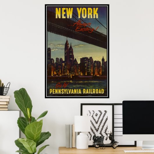 New York City, VS - Poster (Thuiskantoor)