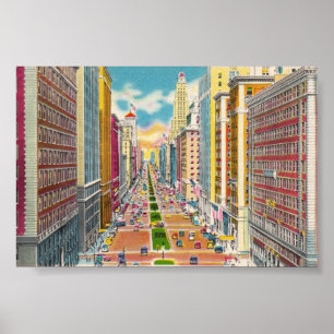 New York City, VS - Poster