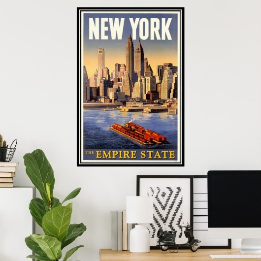  New York City, VS - Poster (Thuiskantoor)