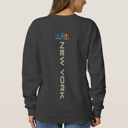 New York City | Vuilshirt voor dames Trui (Achterkant)