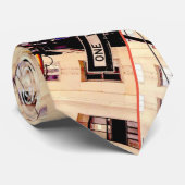 New York City - Wall Street Stropdas (Opgerold)