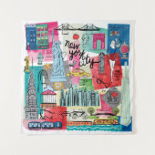 New York City Wandkleed (Voorkant (horizontaal))