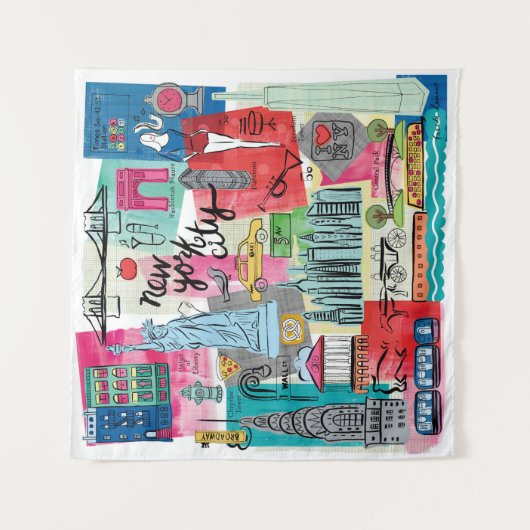 New York City Wandkleed (Voorkant)