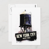 New York City Water Tower Briefkaart (Voorkant / Achterkant)