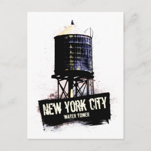 New York City Water Tower Briefkaart