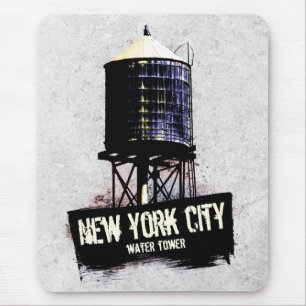 New York City Water Tower Mousemat Muismat