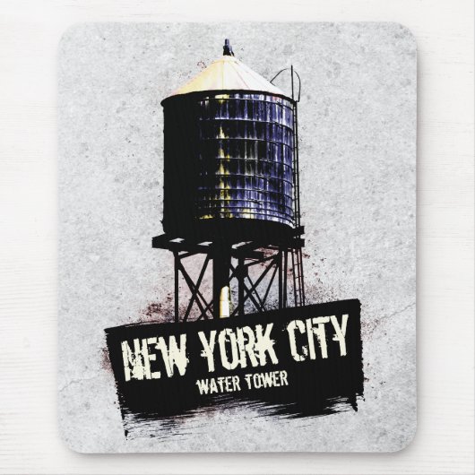New York City Water Tower Mousemat Muismat (Voorkant)