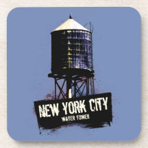 New York City Water Tower Onderzetter set