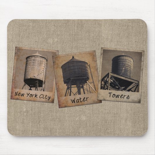 New York City Water Towers Muismat (Voorkant)