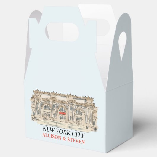 New York City waterverf Bedankdoosjes (Geopend)